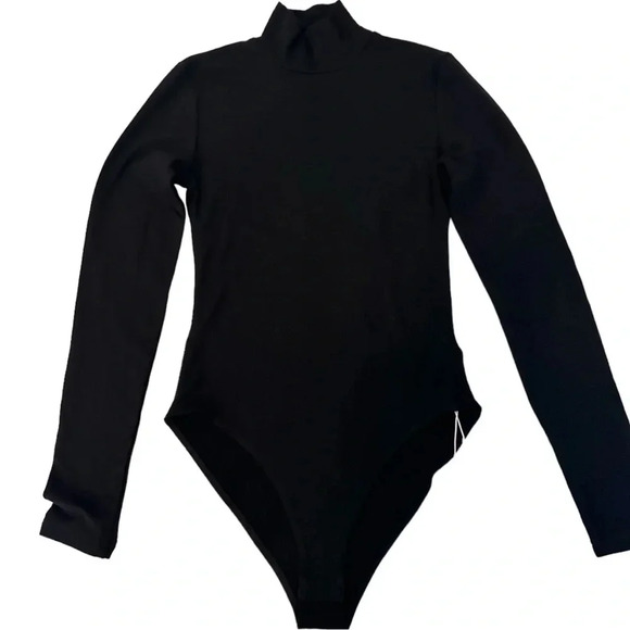 NWT Women’s Snap Crotch Casual Long Sleeve Leotard Athleisure Top Scoop Neck - Picture 5 of 8
